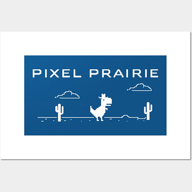 Pixel Prairie Wall Art by sombreroinc